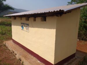 New latrine Koupa Menke