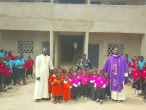 Nursery pupils at St Francis