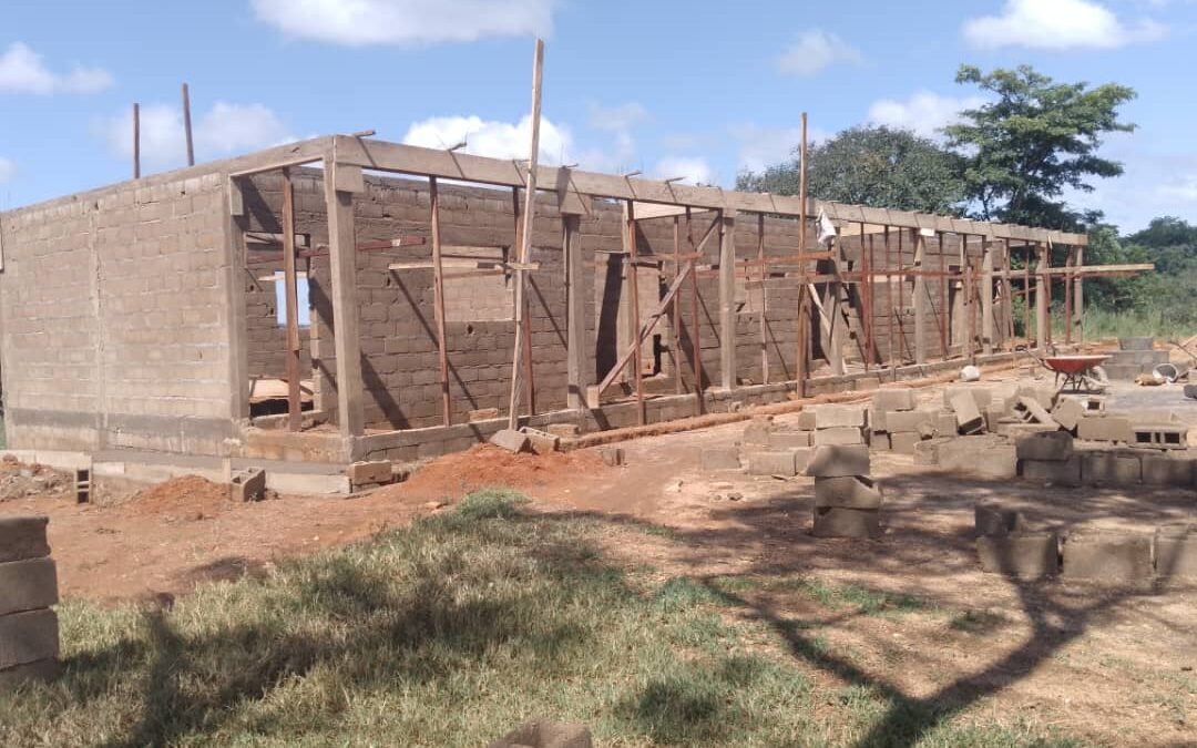 Progressing well – new classroom block at GPS Alarba Mbar